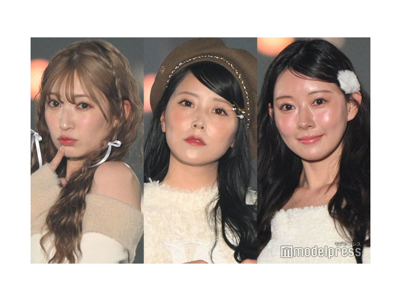 吉田朱里、白間美瑠、渡辺美優紀（C）モデルプレス