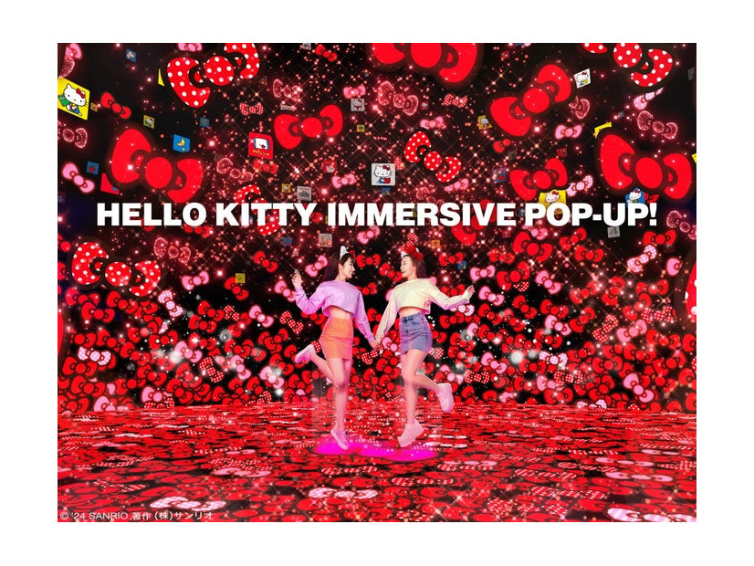 HELLO KITTY IMMERSIVE POP-UP!（C）’24 SANRIO　著作（株）サンリオ