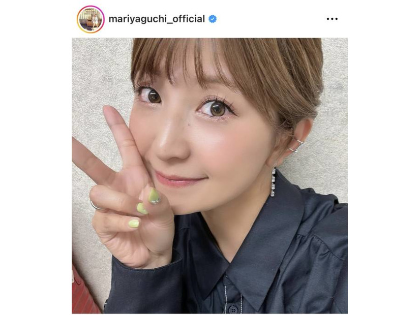 「顔小さい」矢口真里、ピンクメイクが映える美肌SHOTに反響「いつまでも可愛すぎる」