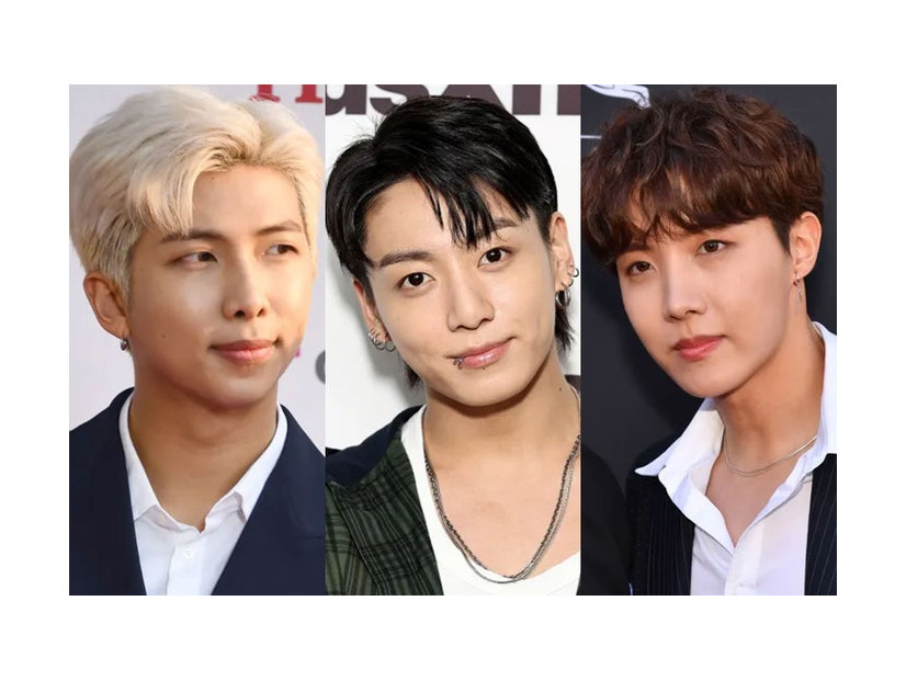 RM、JUNG KOOK、J-HOPE／Photo by Getty Images