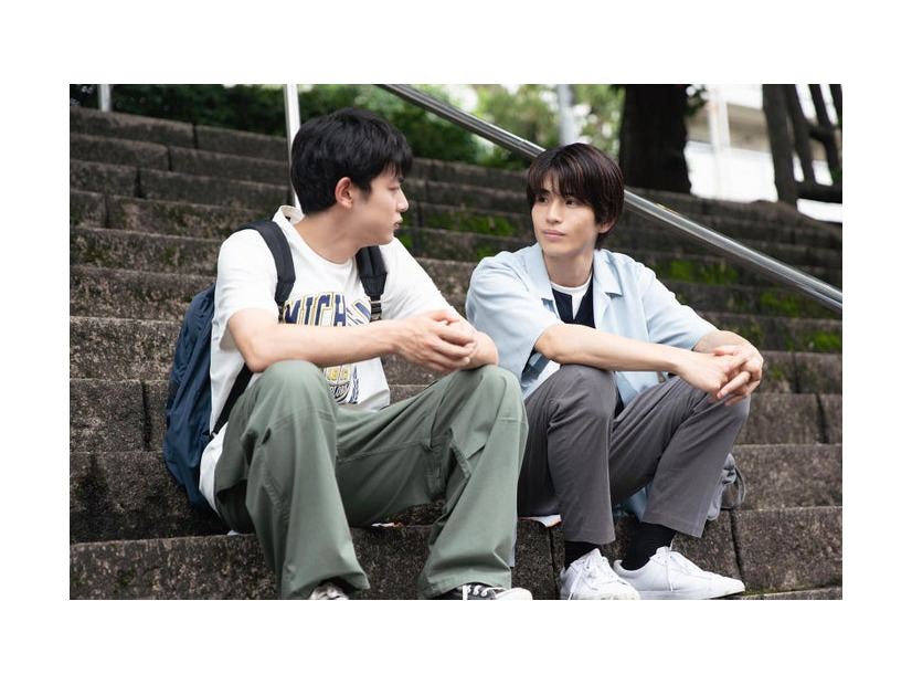 小林虎之介、中沢元紀「ひだまりが聴こえる」第11話より（C）「ひだまりが聴こえる」製作委員会