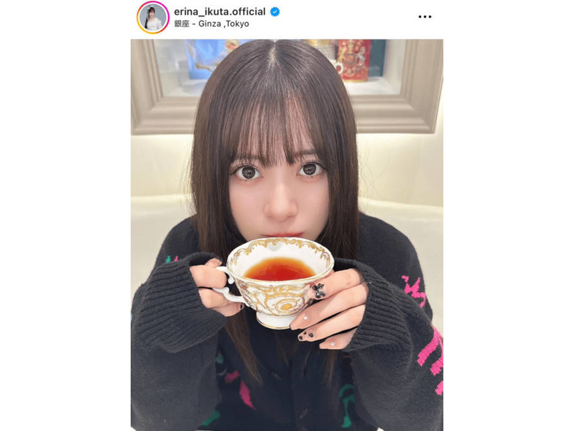 モー娘。生田衣梨奈、“同期”譜久村聖とのカフェ報告SHOTにファン歓喜「尊い」「レベチで可愛い」