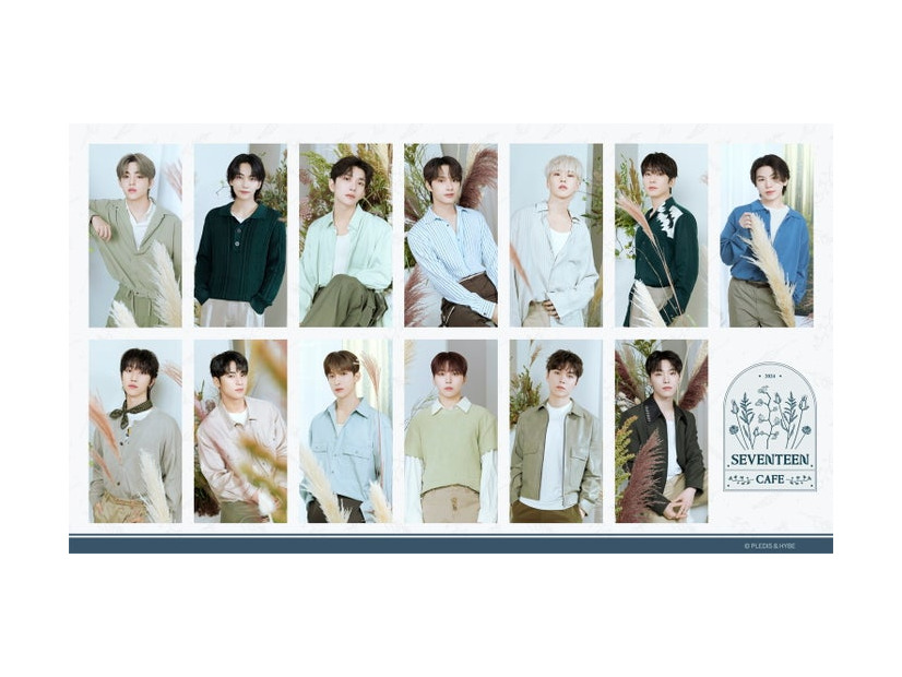 SEVENTEEN CAFE 2024 ～MORNING GREEN～（C）PLEDIS ENTERTAINMENT & HYBE．All Rights Reserved．