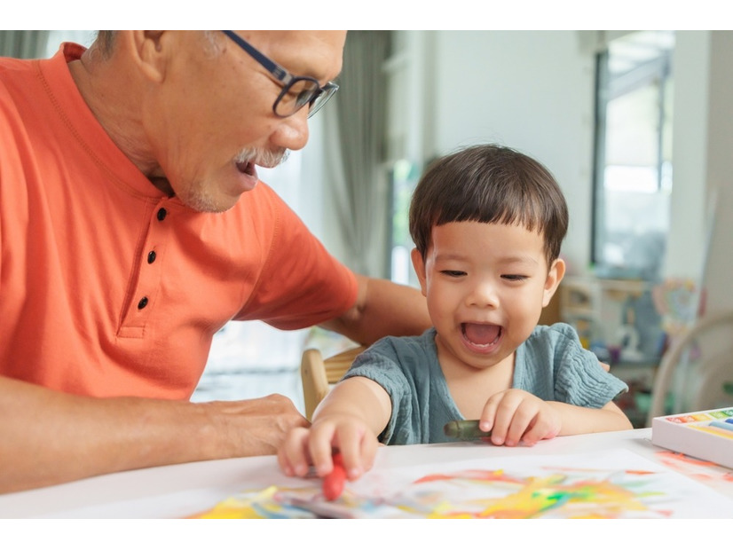 じぃじ「おじいちゃんと孫くんとではどっちが可愛い？」→4歳とのお茶目なやりとりに「思わず笑ってしまった」