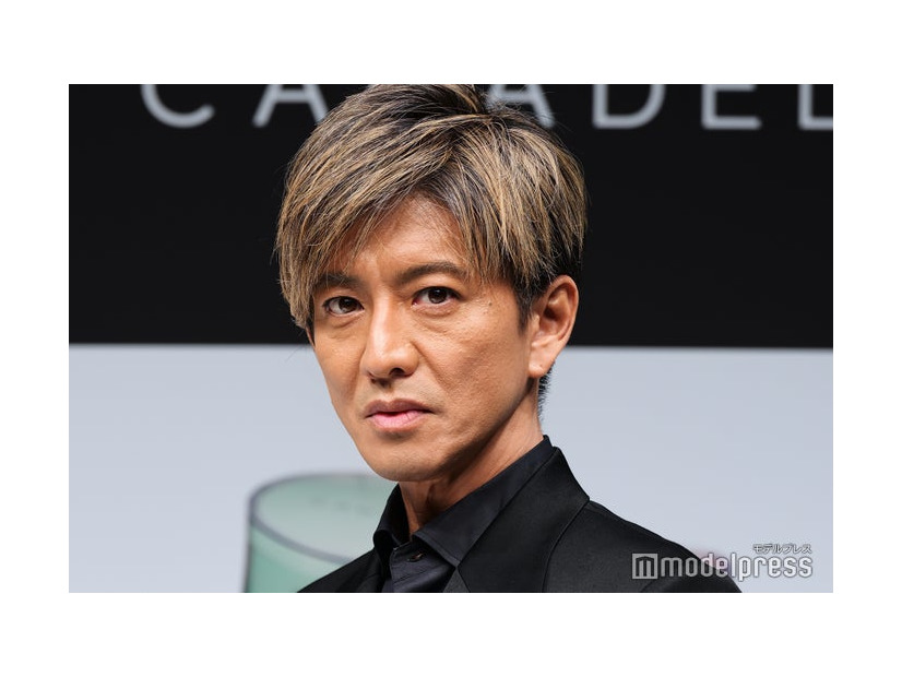 「CANADEL」ブランドキャラクター就任＆新CM発表会に出席した木村拓哉（C）モデルプレス