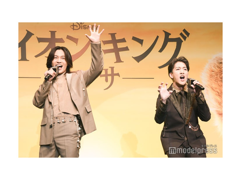 息ぴったりパフォーマンス見せる松田元太、尾上右近（C）モデルプレス