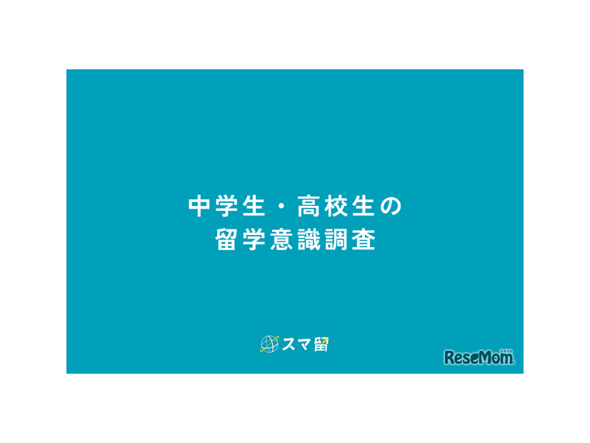 中高生の留学意識調査