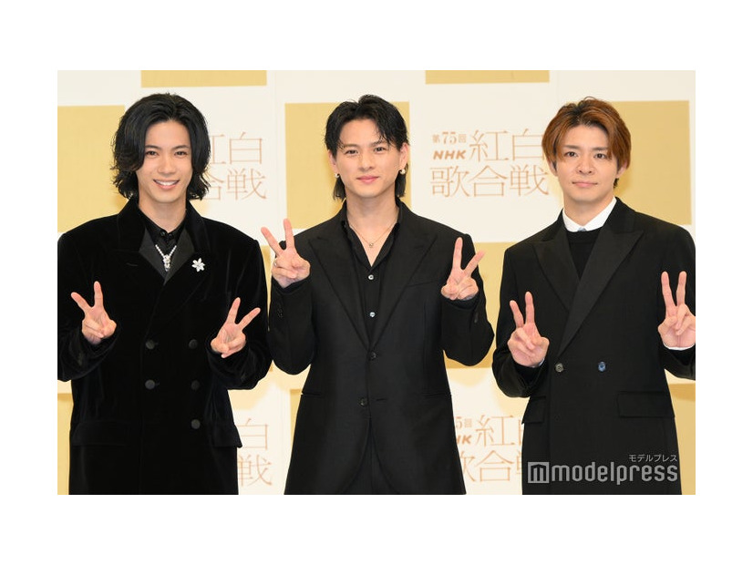 Number_i（左から）神宮寺勇太、平野紫耀、岸優太（C）モデルプレス