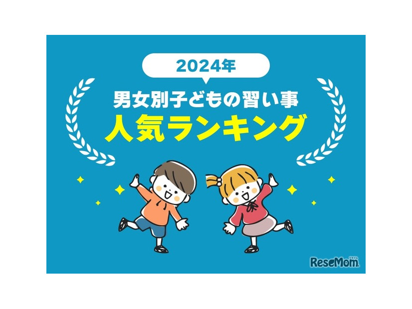 男女別　子供に人気の習い事ランキング