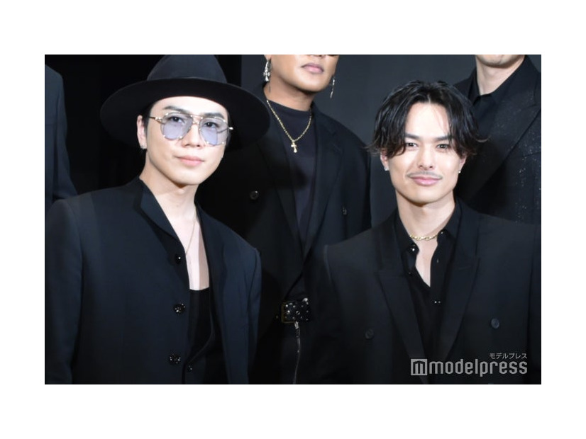 三代目 J SOUL BROTHERS EXHIBITION「JSB3 CLASS」記者会見に出席したOMI、今市隆二（C）モデルプレス