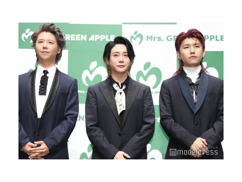 藤澤涼架、大森元貴、若井滉斗／Mrs. GREEN APPLE（C）モデルプレス