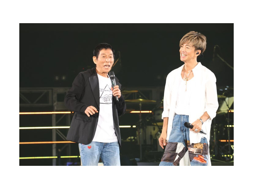 明石家さんま、木村拓哉（C）フジテレビ