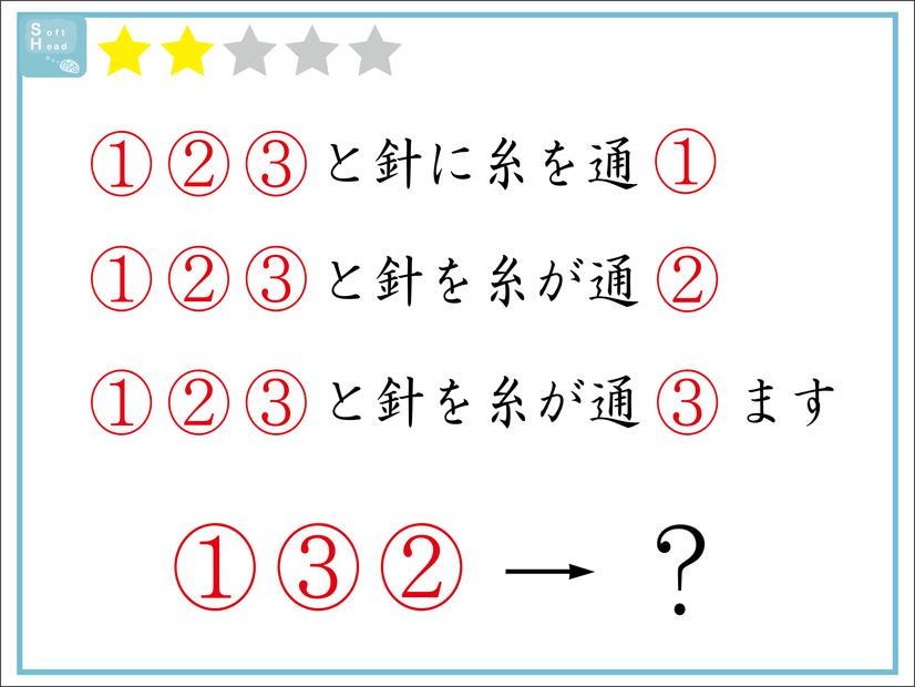 解けたらIQ110？数字に入るひらがなは何でしょう！【クイズ】