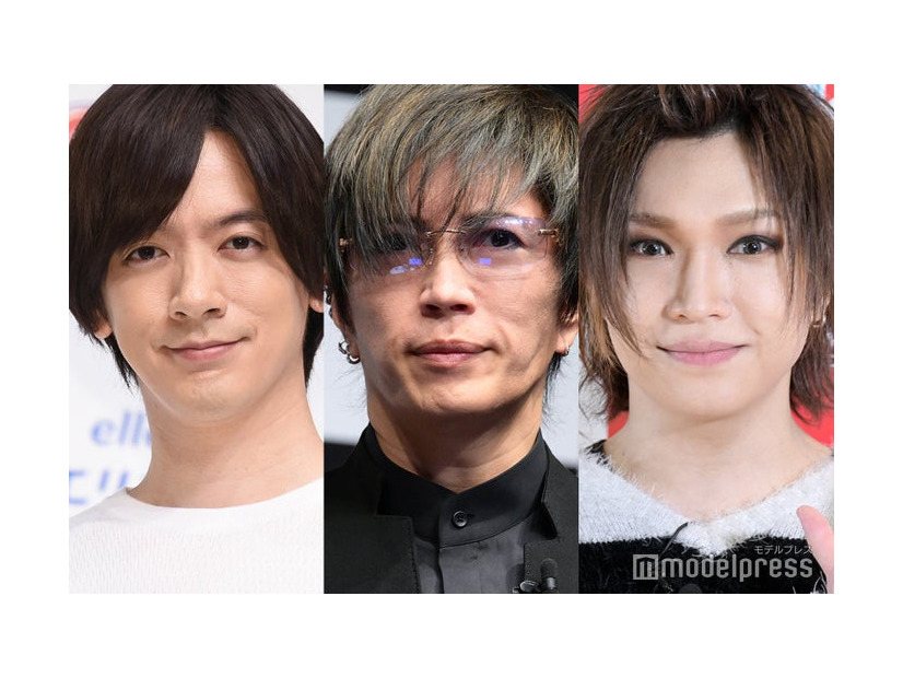 DAIGO、GACKT、鬼龍院翔（C）モデルプレス