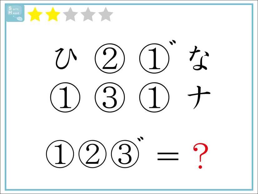 解けたらIQ110！「？」に入るコトバは何でしょう？【クイズ】