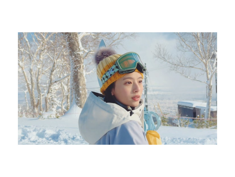 出口夏希「JR SKISKI」CMカット（提供写真）