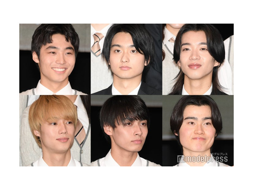 （左から時計回り）八村倫太郎、奥平大兼、森愁斗、藤本一輝、唐木俊輔、夏生大湖（C）モデルプレス