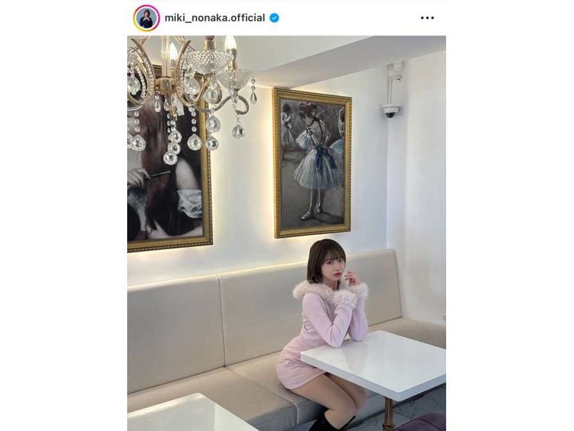 モー娘。野中美希、美スタイル際立つニットワンピSHOTに反響「めっっっちゃ可愛い！！！！」「美女」