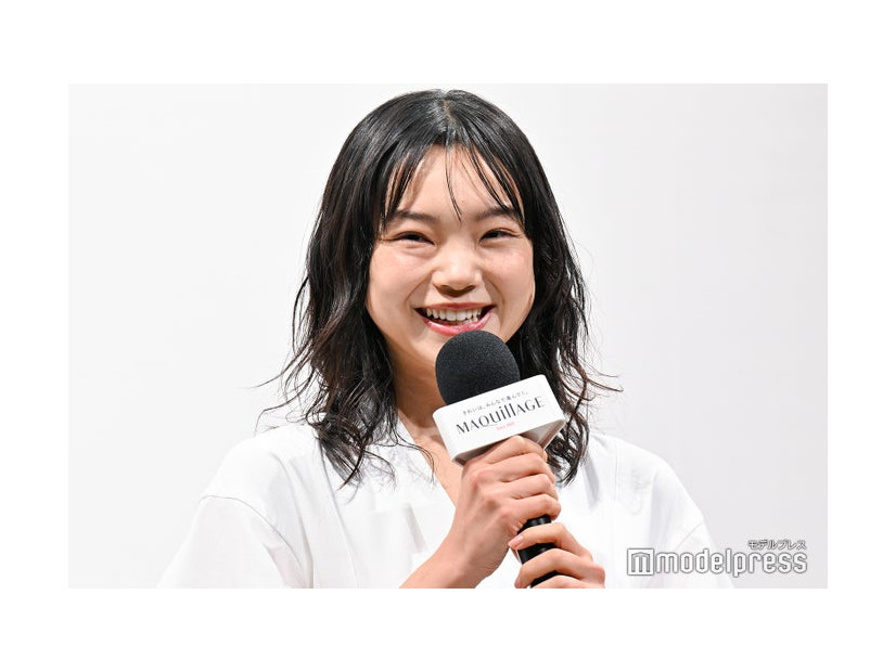 「新マキアージュ発表会」に出席した古川琴音（C）モデルプレス