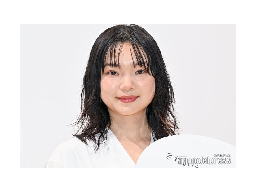 「新マキアージュ発表会」に出席した新ミューズ・古川琴音（C）モデルプレス