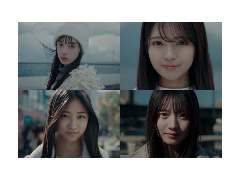 （上段左から）矢田萌華、瀬戸口心月（下段左から）川端晃菜、海邉朱莉／乃木坂46YouTubeチャンネル「乃木坂配信中」より