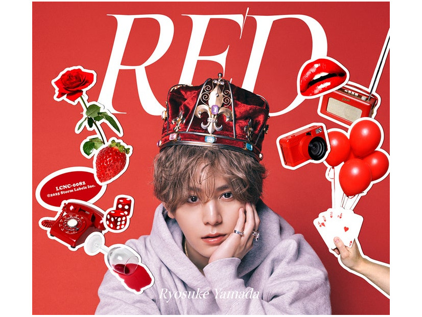 Ryosuke Yamada「RED」ファミクラストア オンライン限定 Deep RED 盤（提供写真）