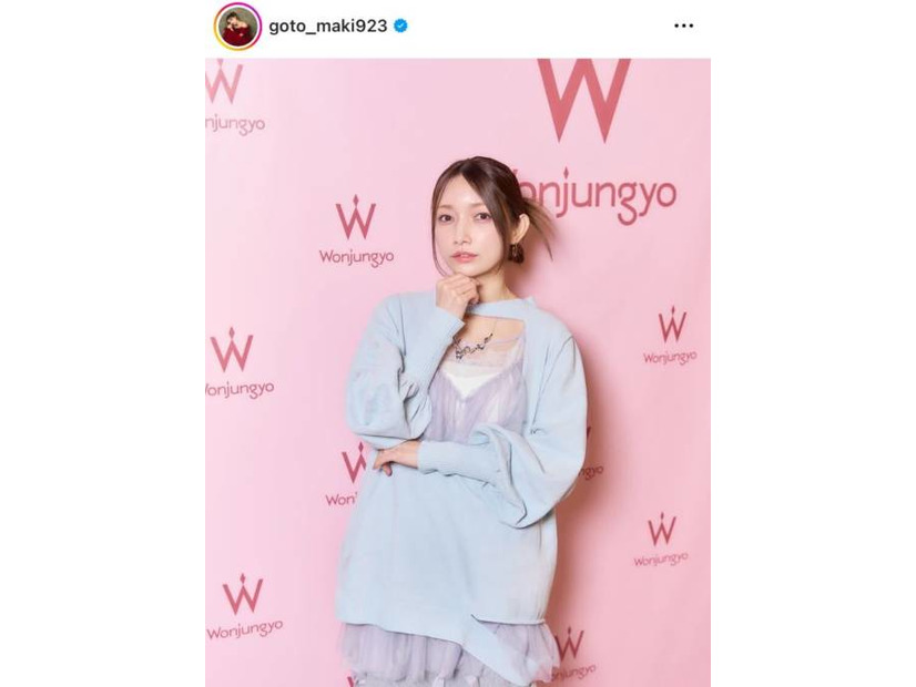 「透明感凄い」後藤真希、輝くような美肌SHOTに称賛の声「お肌つやっつや！！」「まさに女神」