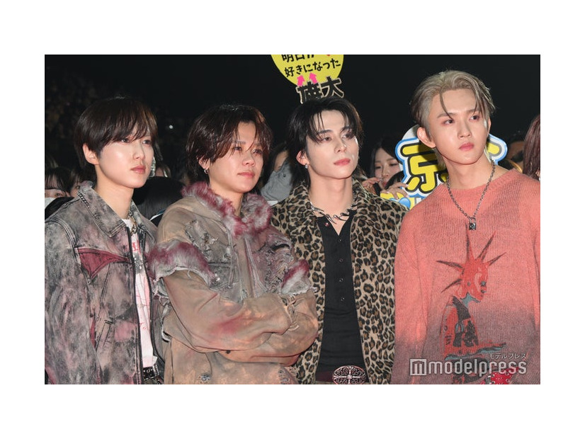 「MTV VMAJ Pre-Show」レッドカーペットに登場したINI／尾崎匠海、藤牧京介、西洸人、田島将吾（C）モデルプレス