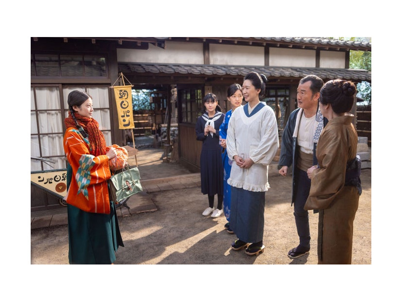 今田美桜、原菜乃華、河合優実、江口のりこ、吉田鋼太郎、浅田美代子「あんぱん」第18話（C）NHK