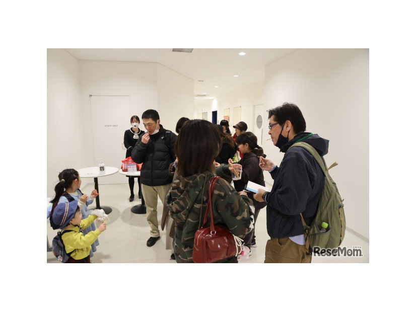 試食タイムは工場見学ならではの楽しみかも？
