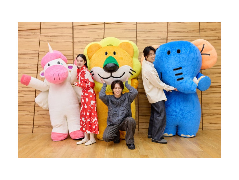 高石あかり、松田元太、水上恒司（C）ギンビス（C）劇場版 「たべっ子どうぶつ」製作委員会