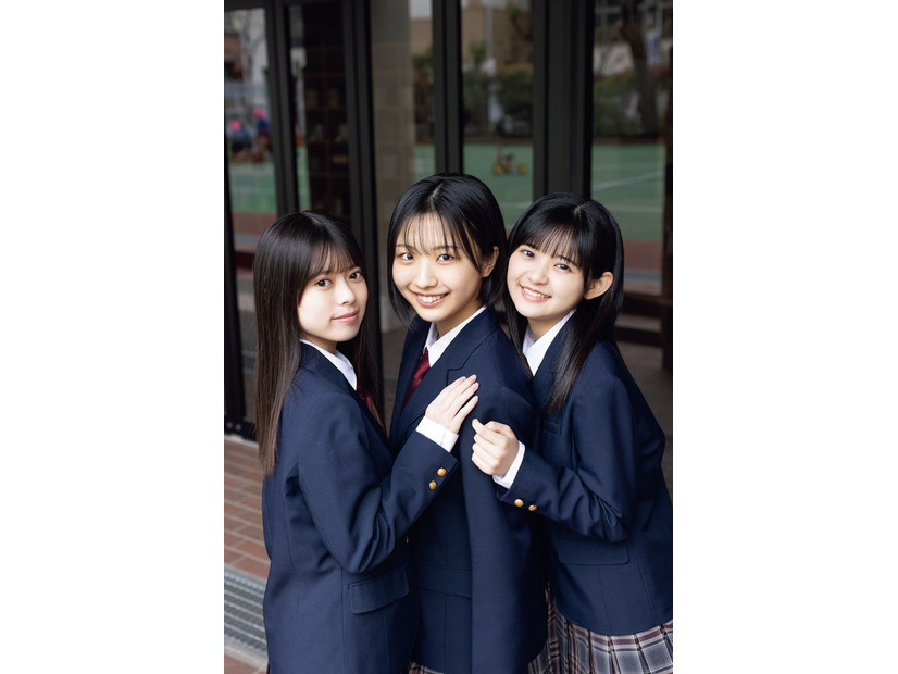 上村麗菜、弓桁朱琴、石井泉羽（画像提供：小学館）