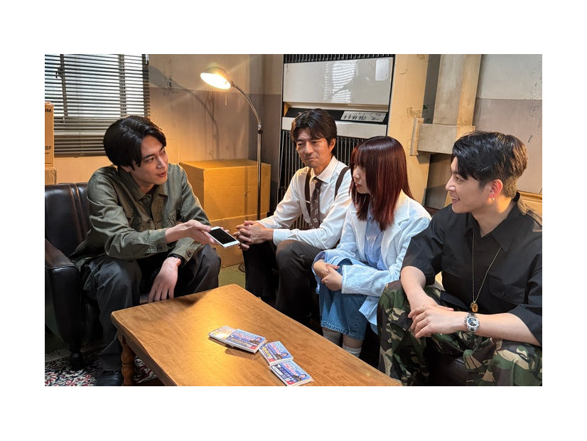 間宮祥太朗、仲村トオル、上白石萌歌、三山凌輝（C）TBS