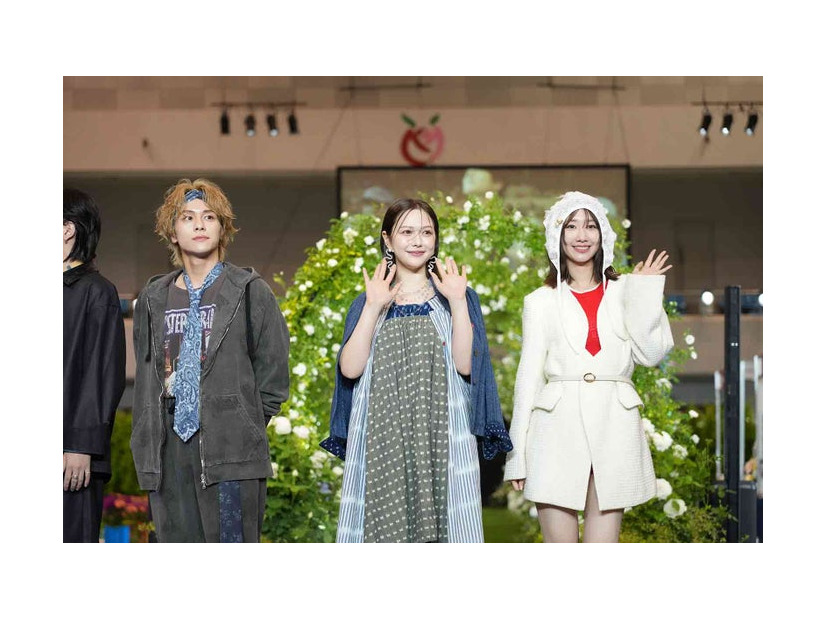 山下幸輝、村重杏奈、柏木由紀（C）︎Rose Expo FUKUYAMA 2025