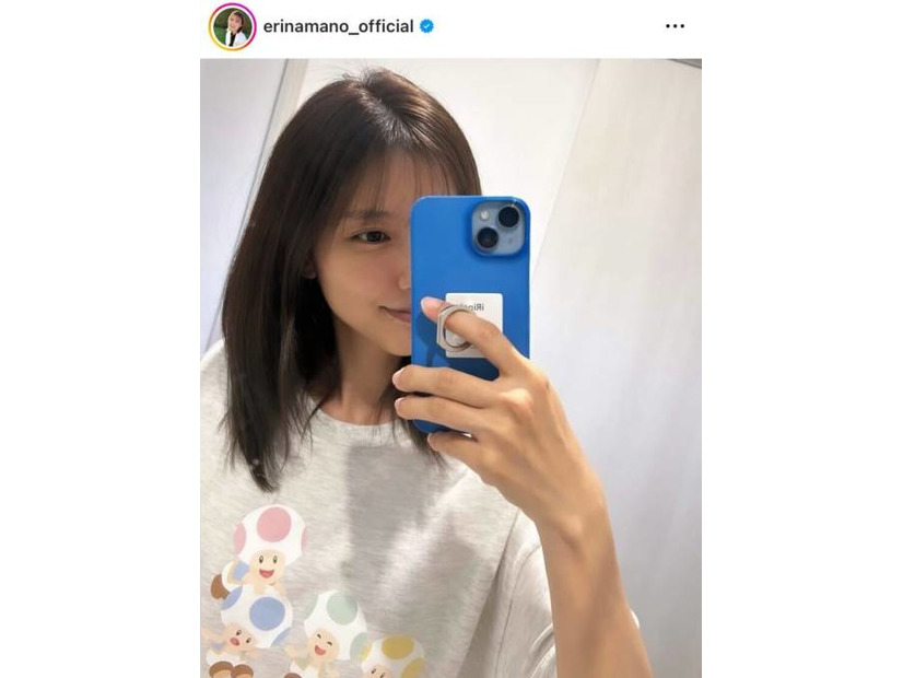「家族でお揃いステキ」真野恵里菜、お気に入りのルームウェアSHOTに反響「仲いいですね」
