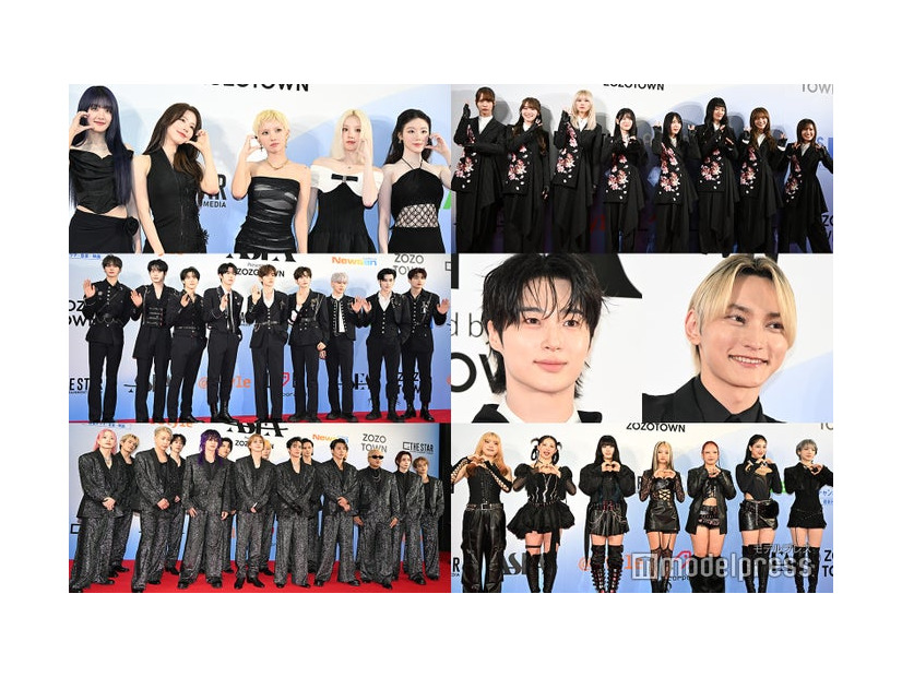 （上段）i-dle、櫻坂46（中段）ZEROBASEONE、ビョン・ウソク、SKY-HI（下段）THE RAMPAGE、HANA「ASEA 2025 Presented by ZOZOTOWN」（C）モデルプレス