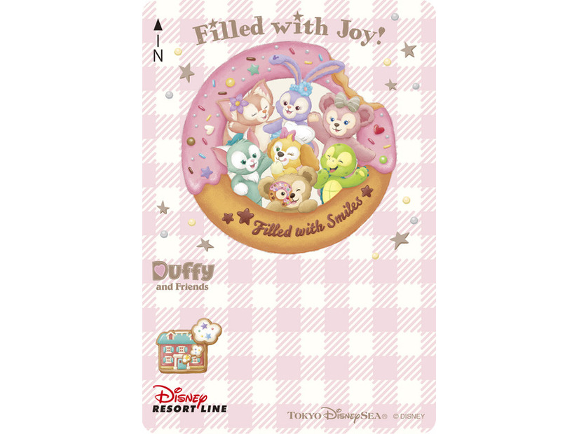 ダッフィー＆フレンズのフィルド・ウィズ・ジョイ！デザインのフリーきっぷ