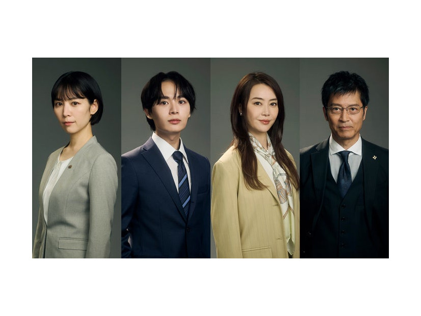 吉谷彩子、大西流星、観月ありさ、寺脇康文（C）「能面検事」製作委員会