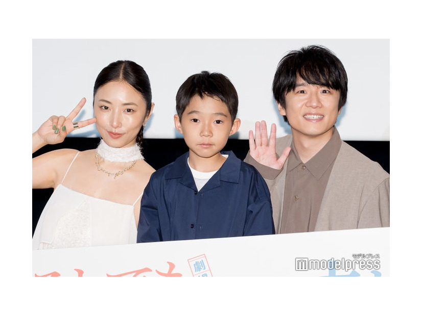 「劇場版 それでも俺は、妻としたい」公開記念舞台挨拶に出席したMEGUMI、嶋田鉄太、風間俊介（C）モデルプレス