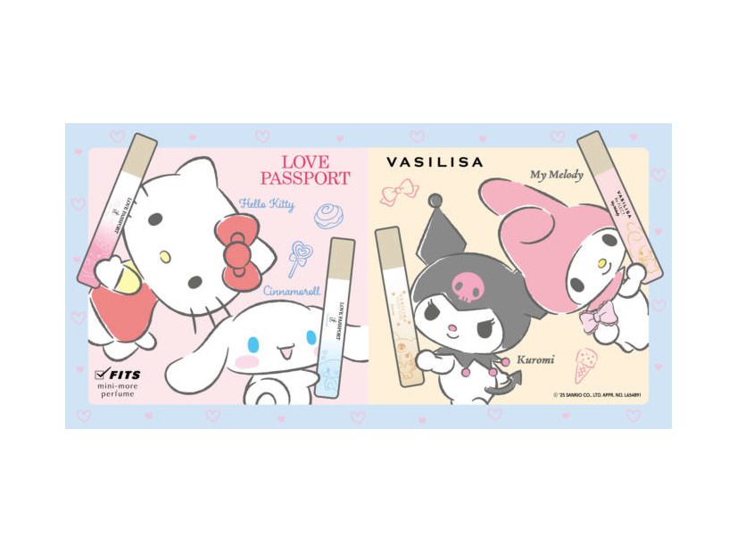ミニモアパフューム、サンリオキャラクターズのミニ香＆練り香水を発売