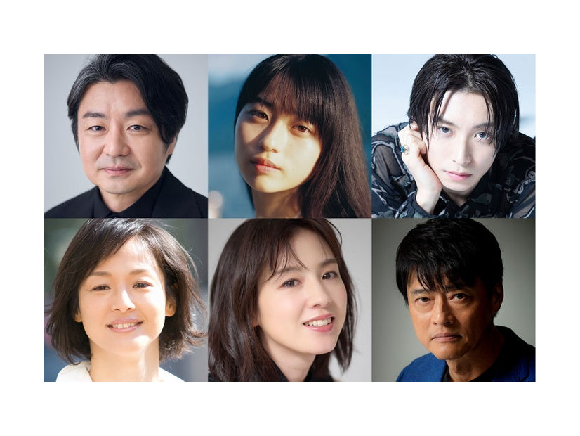 （上段左から）水橋研二、菊池日菜子、阿部顕嵐（下段左から）黒沢あすか、宮内ひとみ、神保悟志（提供写真）