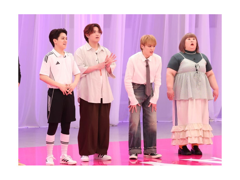 宮近海斗、吉澤閑也、松倉海斗、かなで（C）フジテレビ