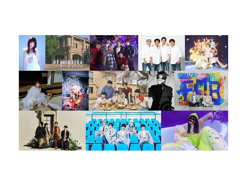 7月7日放送「CDTVライブ！ライブ！」出演アーティスト（提供写真）