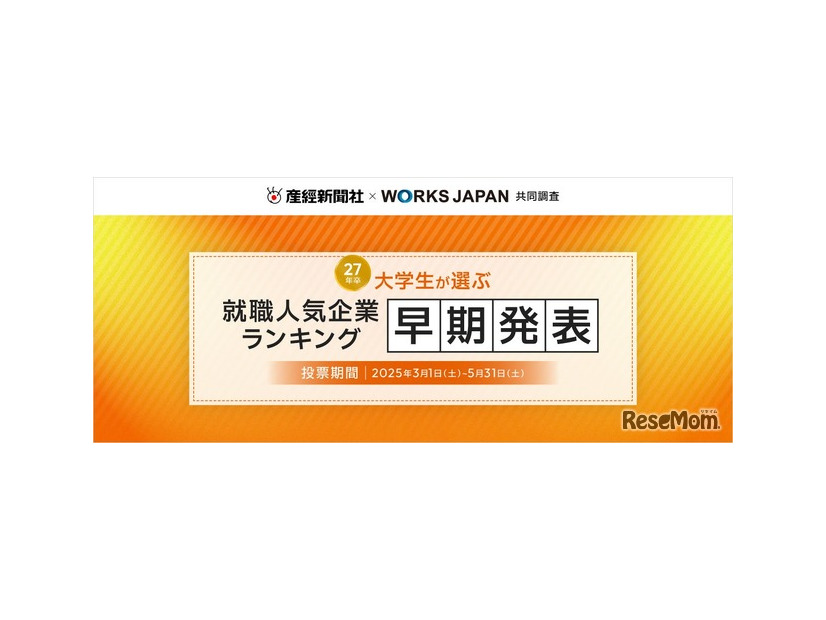 大学生が選ぶ就職人気企業ランキング…文系TOP2は商社