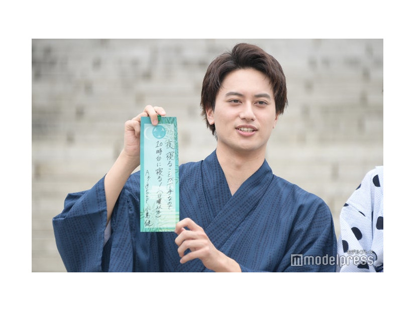 小島健「夜寝ることが下手なので10時台に寝る！（日曜以外）」（C）モデルプレス