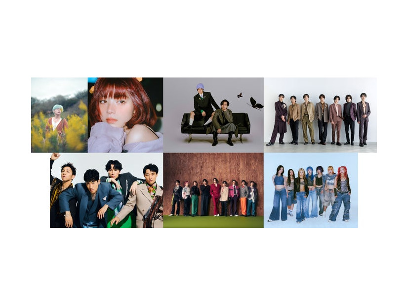 7月14日放送「CDTVライブ！ライブ！」出演アーティスト（提供写真）