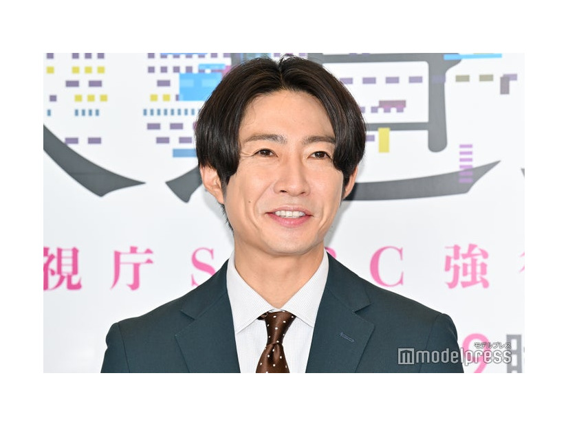 ドラマ「大追跡～警視庁SSBC強行犯係～」囲み取材会に出席した相葉雅紀（C）モデルプレス