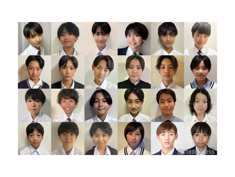 「中一ミスターコン2025」候補者の一部（C）