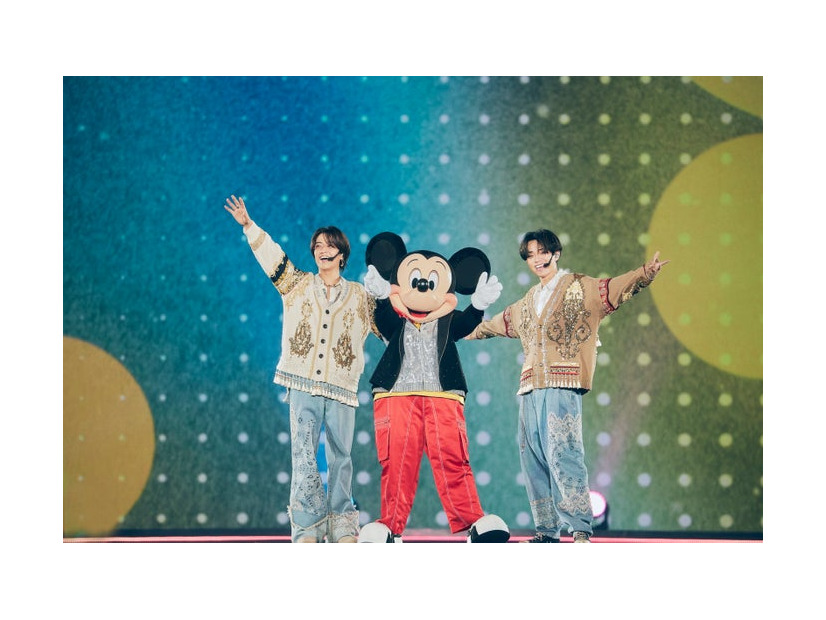 高橋海人、ミッキー、永瀬廉「King ＆ Prince LIVE TOUR 24-25 ～Re:ERA～ in DOME」（C）2025 Disney
