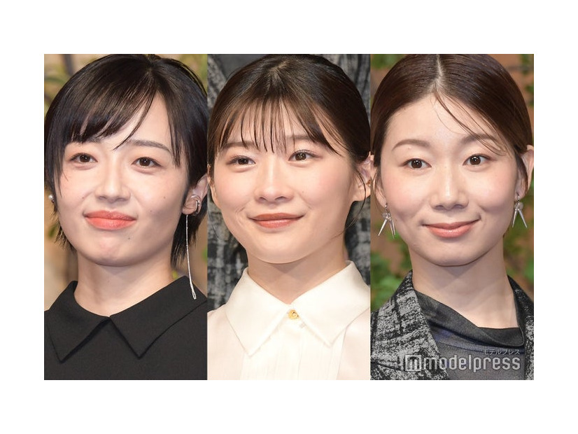 （左から）森田望智、土居志央梨、伊藤沙莉